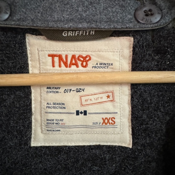 TNA Griffith Military Parka, Layered & All-Season Coat, XXS - Picture 7 of 10